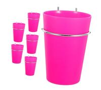 PRETYZOOM 6pièces Crochets Pour Tasses Accessoires Pour Organisateur De Panneau Perforé Support De Clé Pour Panneau Perforé Crochets De Rangement Pour Tasses Porte-outils Pour