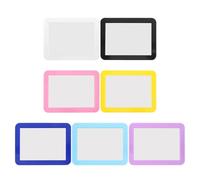 PRETYZOOM 7 Pièces Miroir Magnétique pour Garçon et Filles 15 X 10 Cm en Plastique et Verre, Portable et Sûr Coins Arrondis, pour Chambres de Jeux et Salles de Bain