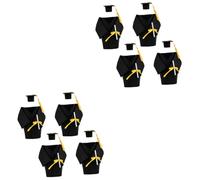 PRETYZOOM 8 Ensembles Graduation Saison Décoration Chapeau Graduation Cap Décor Casquette Et Robe Casquette De Baseball Chapeau De Course À Vin Kits De Bonnet Chapeau Fourre-Tout