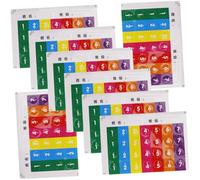 PRETYZOOM 8 pièces Autocollants Notes Musique pour Flûte de Pan Accessoires Pratiques pour Instrument de Musique Stickers Pédagogiques pour Débutants