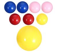 PRETYZOOM 8 Pièces Bouton de Tiroir Clown Rond en Pp pour Meubles | Quincaillerie Décorative Multiusage, Résistant à L'usure, Installation Facile, pour Salle de Bain et Commode