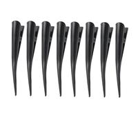 PRETYZOOM 8 pièces Pinces à Cheveux Bec de Canard Métalliques Pinces de Séparation Localisation Cheveux Sans Marque Lot Salon et Usage Domestique