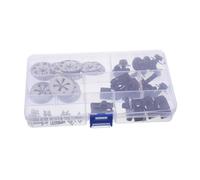 PRETYZOOM 80 Pièces Clips Fixation Automobile U-bolt Résistants Chaleur pour Protection Système Échappement Assortiment Agrafes Carrosserie Kit Fixation et Sécurisé