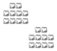 PRETYZOOM 80pièces Couvre-brûleurs Aluminium Résistant Chaleur pour Cuisinière à Protège Plaque De Cuisson Nettoyage Facile Anti-Huile Réutilisables Carrés