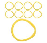 PRETYZOOM 96 Pièces Elastic Weaving Loops for DIY Crafting Stretchable Acrylic Bands for Loom Bracelet Potholder Weaving and Fabric Coaster Projects