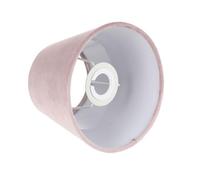 PRETYZOOM Abat Jour Rose en Velours Élégant pour Lampe de Table Douille E27/e14, Design Simple et Pratique pour Salon et Maison Personnelle