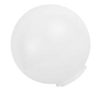PRETYZOOM Abat Jour Sphérique Acrylique Lait Blanc pour Lampe Extérieure Jardin Patio avec Diffuseur Lumineux Décoratif