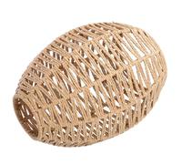 PRETYZOOM Abat-jour Tissé en Corde Imitation, Fait Main, Décoratif en Papier Corde et Fer, Cache-à Suspendre Élégant pour Lampe Suspendue, pour Décoration Chambre Bébé ou Salon