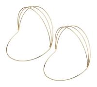 PRETYZOOM Accessoire de Tiare Soi-même en Fer 2 Pièces, Support de Couronne Simple à Mettre, Cadre pour Engagements et Mariages