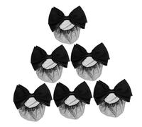 PRETYZOOM Accessoire Filet à Cheveux 6 Pièces pour Chignon Nœud, Conçu pour Jeunes Filles et Professionnelles, pour Ballets et Services en Restauration