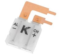 PRETYZOOM Adaptateur Thermocouple de Type Plastique Connecteur Coudé Blanc, Facile à Installer pour Mesures de Température en Milieux Industriels