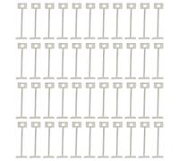 PRETYZOOM Aiguilles en Acier Réutilisables Garantissant Planéité et Résistance aux Chocs 100pcs pour Système de Nivellement Carrelage pour Pose Sol et Mur