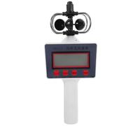 PRETYZOOM Anémomètre Portable Léger avec Écran Lcd, Mesure Rapide et Précise Vitesse du Vent en Plastique, Surveillance Agricole et L'enseignement en Classe