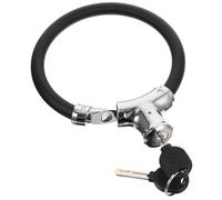 PRETYZOOM Antivol Vélo Chaîne Rond Portable Sécurité Robuste pour Vélo Standard VTT Route et Scooter Protection Anti-vol Pratique et Petit Format Noir