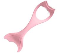 PRETYZOOM Applicateur Silicone Multifonction pour Maquillage des Yeux, Pochoir Eyeliner et Mascara, Outil Compact Rose, Accessoire Cosmétique Portable pour Femmes, Pinceau Fard à Paupières