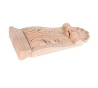 PRETYZOOM Applique en Bois Sculpté De Style Européen Rustique Moulure Dangle Décorative Corbeau pour La Décoration Intérieure