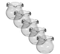 PRETYZOOM Aquarium Miniature Décoratif 5 Pièces Aquarium Vide en Verre pour Décoration De Maison De Poupée