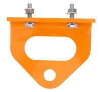 PRETYZOOM Attelage de Remorque pour Tondeuse Fixation Fiable en Fer Orange, Installation Facile pour Accessoires de Tracteur et Remorque