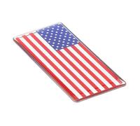 PRETYZOOM Autocollant Drapeau Américain Métal pour Voiture Badge Emblème Et Étanche Décoration Drapeau USA Facile à Appliquer Stickers Auto sans Outils Accessoires pour Camions Et Véhicules
