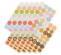 PRETYZOOM Autocollants de Renfort pour Trous de Papier, Étiquettes Adhésives en Papier 1120 Réparation et Renforcement des Perforations pour