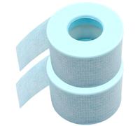 PRETYZOOM Autocollants pour Faux Cils en Tissu Non Tissé, Bande de Protection Oculaire Sûre et Adhésive, 2 Rouleaux pour Usage Professionnel et Extension de Cils