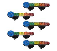 PRETYZOOM Badge Thermomètre des Émotions, Épingle Thermomètre Tactile, Broche en Alliage, Expression des Émotions, Légère, Polyvalente, pour Hommes et Femmes, Usage Quotidien et Occasions