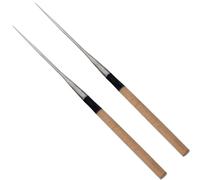 PRETYZOOM Baguettes à Sushi En Acier Inoxydable 150 Mm, Paire De Baguettes Cuisine Japonaises, Résistantes à La Corrosion, Vaisselle Pratique Pour Dîner Asiatique Et Soirée Sushi