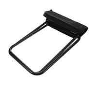 PRETYZOOM Banc Portable Tabouret Portatif pour Enfants Chaise Portable Chaise Pliante Compacte Petite Chaise Portative Chaise De Pêche Pliage des Selles Mini Tabouret Tuyaux en Acier Noir