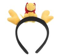 PRETYZOOM Bandeau Cheval en Peluche avec Bois de Cerf, Accessoire Costume Animal pour Garçon et Filles, Serrage-tête Décoratif pour Fête D’anniversaire et Cosplay, Bandeaux Animaux