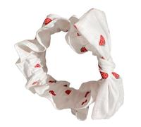 PRETYZOOM Bandeau Cheveux Élastique Motif Fraise Taille pour Se Laver le Visage Femmes et Filles Confortable et Doux pour Maquillage et Soins du Visage