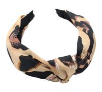 PRETYZOOM Bandeau Cheveux Léopard en Satin Confortable et Décoratif pour Femmes Élégantes, Style Vintage pour Concerts et Rendez-