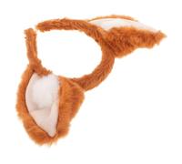 PRETYZOOM Bandeau Oreilles de Renard Pelucheux Confortable et Ajustable Accessoire Mignon pour Cosplay Fête et Déguisement Femme Serre-tête Fox Ears Headband Polyvalent et Doux Style