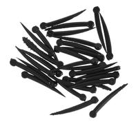 PRETYZOOM Becs D’Oiseaux Noirs en Plastique 100 Pcs pour Fabrication Jouets et Peluches, Accessoires Insert de Bec Réaliste, Bricolage Créatif Garçon et Filles, Décoration Artisanale,