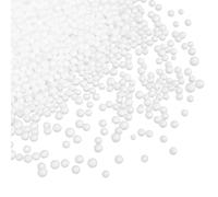PRETYZOOM Billes de Remplissage pour Pouf 200G Particules de Mousse Blanche 3-5Mm Garnissage pour Coussin et Canapé Recharge Légère et Confortable pour Fauteuils Poufs
