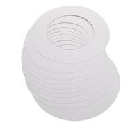 PRETYZOOM Bloc de Papier Blanc 3 Paquet de 30 Pièces Design Dentelé Tampons Anti-débordement pour Protection la Cire pour Machine à Épiler