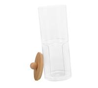 PRETYZOOM Bocal De Rangement Compact avec Couvercle pour Houppettes en Coton Idéal pour Ranger Vos Accessoires De Maquillage