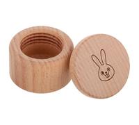 PRETYZOOM Boîte à Dents Rangement Sûr en Bois Finition Délicate pour Dents de Lait et Cheveux de Bébé pour Souvenir D’anniversaire