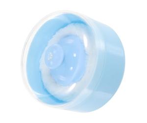 PRETYZOOM Boîte à Poudre avec Houppette Douce en Plastique Facile à Utiliser D'une Main pour Bébé Après le Bain, Ensemble 1 Set pour Usage à Domicile