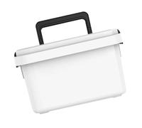 PRETYZOOM Boîte à Remède Portable en Plastique à Couche Multi-Lattice | Rangement Multifonctionnel, Design Solide, Protection les Chocs Poussière, Usage Maison et Drugstore