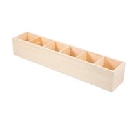 PRETYZOOM Boîte à Sucre avec Compartiments Organisateur de Sachets de Sucre Bois Rangement Pratique et Élégant pour Bar à Café pour Cuisine