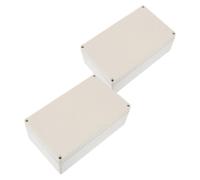 PRETYZOOM Boîte de Jonction Électrique Dimensions 75x120x200mm Étanche en Plastique 2 Pièces Protection Solide pour Câbles Intérieur et Extérieur