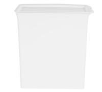 PRETYZOOM Boîte de Rangement pour Capsules de Lessive, Contenant Étroit Couvercle, Plastique Robuste, Capacité Grosse pour Machine à Laver, Organisation Buanderie, Stockage Lessive Pratique
