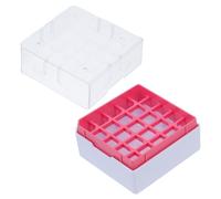 PRETYZOOM Boîte De Rangement Pour Congélateur Support Cryogénique Pour Microtubes Stockage Pour Tubes à Essai Boîte Pour Flacons De Laboratoire Organisateur De Tubes Pour Échantillons