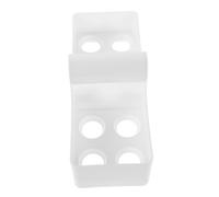 PRETYZOOM Boîte De Stockage D'oeufs Plateaux à Oeufs Organisateur D'oeufs Casier Empilable Organisateur De Réfrigérateur Porte-oeufs De Poule Porte-oeufs Pour Comptoir Plastique Blanche