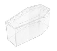 PRETYZOOM Boîte en Acrylique Transparente 20x10x10 Cm pour Reptiles et Araignées, Solide et Compacte pour Bureau et Maison