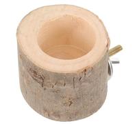 PRETYZOOM Bol à Hamster en Bois Suspendu, Sûr et Facile à Nettoyer, Accessoire pour Nourrir Petits Animaux Tels Que Hamsters et Lapins
