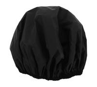 PRETYZOOM Bonnet de Soin Capillaire Auto-Chauffant Étain Noir Double Couche Imperméable Antistatique pour Cheveux Longs Femme Bain de Cheveux Revitalisant