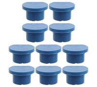 PRETYZOOM Bouchon de Vidange Lot de 10 Pièces pour Bac à Shampoing Bleu en Pvc Installation Facile, Joint D'étanchéité en Position Allongée pour Lavage des Cheveux pour Patients Alités