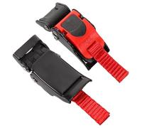 PRETYZOOM Boucle de Casque Moto à Dégagement Rapide 2pcs en Acier Inoxydable 304 et PP, Design Polyvalent Compatible Divers Casques Moto, Accessoire Pratique pour Usage Quotidien