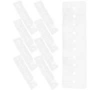 PRETYZOOM Bouclier Thermique pour Extensions de Cheveux 10 Trous en Pvc 14cm Protège Cheveux et Cuir Chevelu Kit 10 Pièces pour Fixation sans Trace